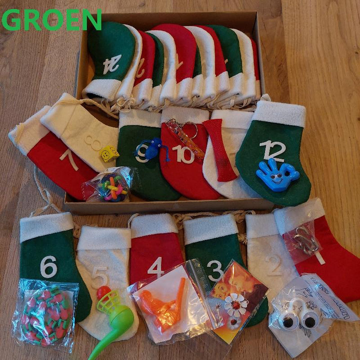 adventskalender klein motoriekspeelgoed, therapie en thuis