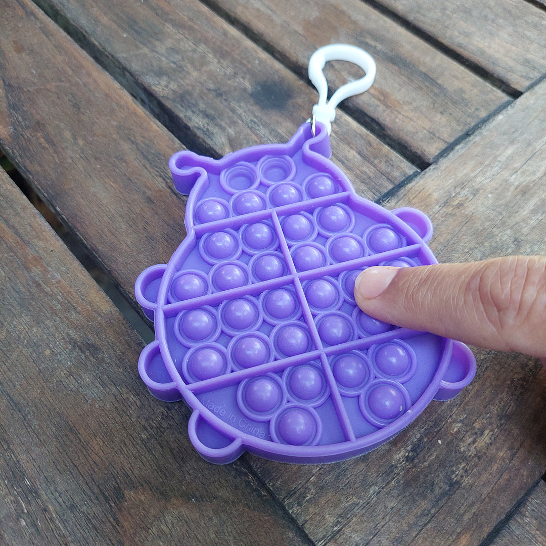 mini pop it sleutelhanger, fijne motoriek speelgoed