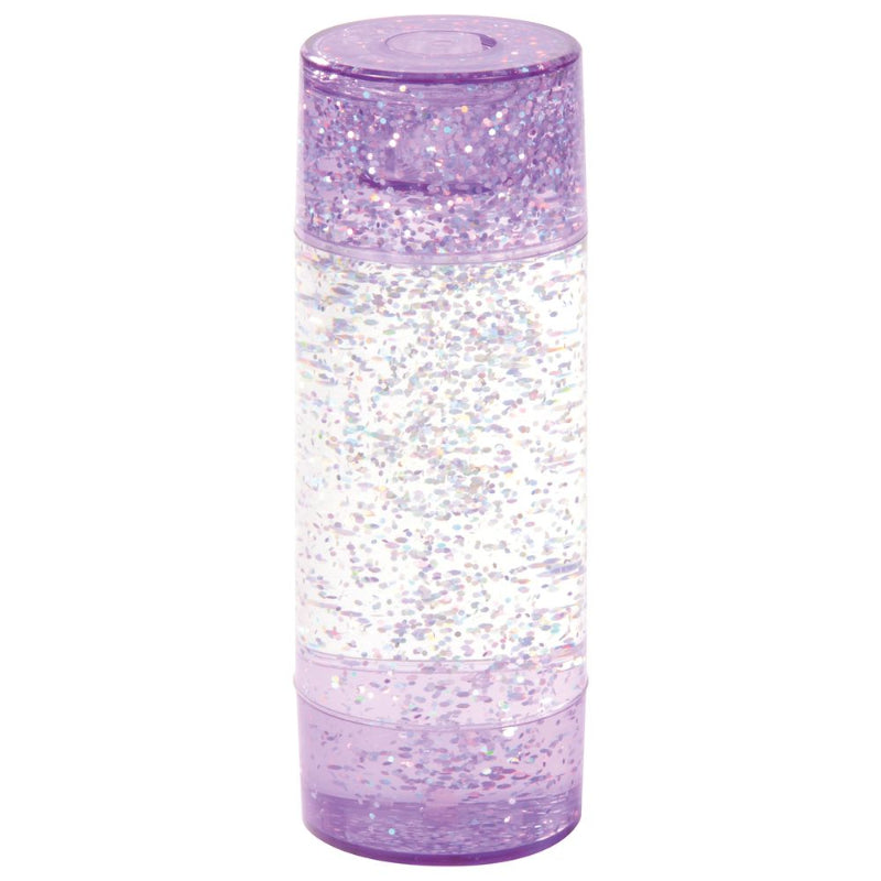 paarse slow motion glitter tube, sensoriek materiaal