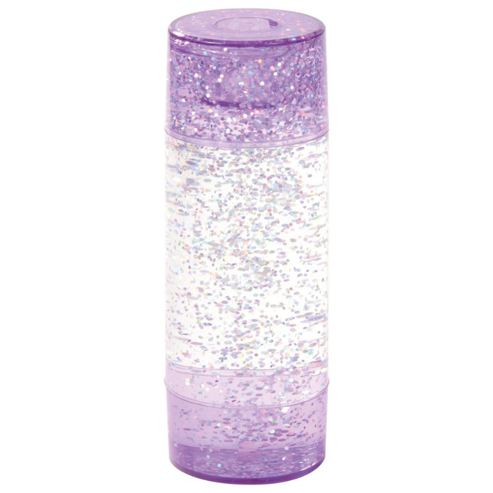 paarse slow motion glitter tube, sensoriek materiaal