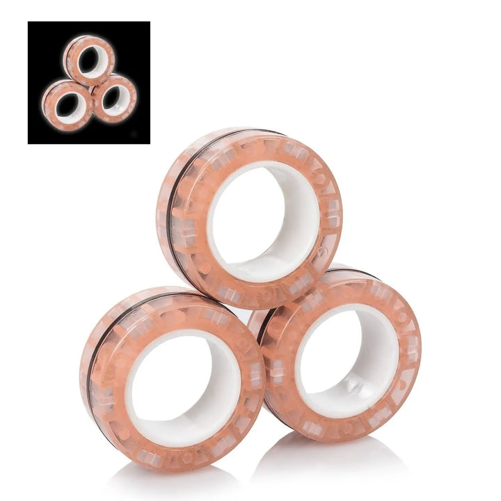 Magnetische fidget-ringen – Glow in the Dark