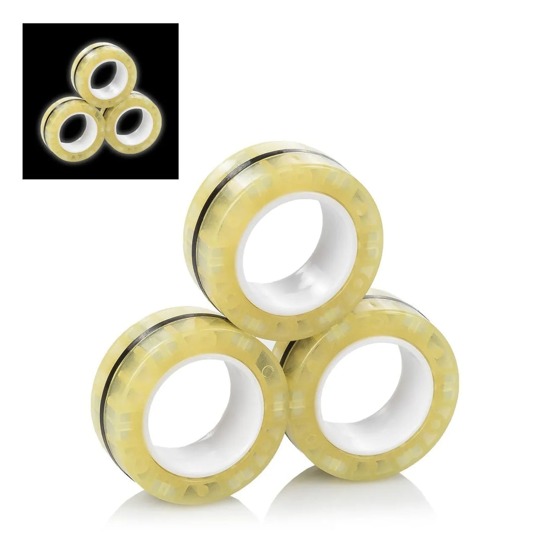 Magnetische fidget-ringen – Glow in the Dark
