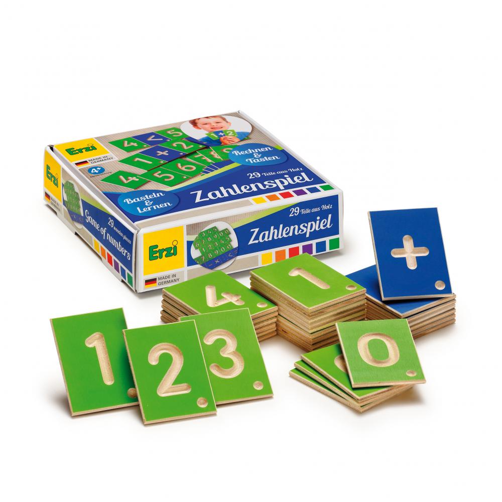 Fühlspiel Zahlen