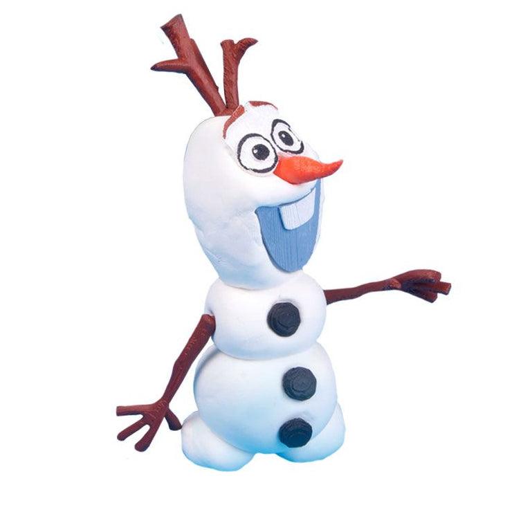 sneeuwpop frozen uit putty klei
