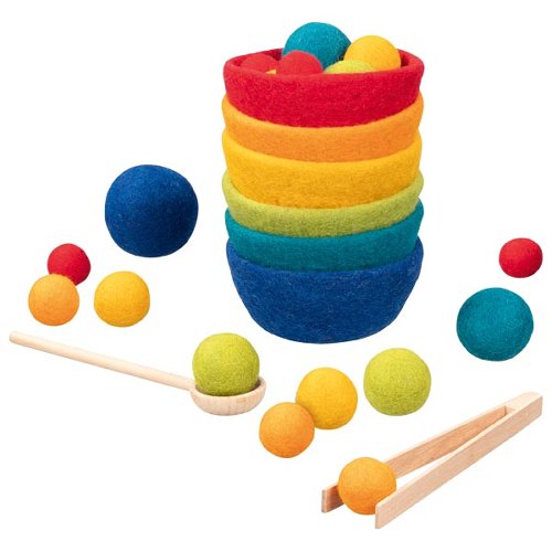 kleur sorteer spel stapelen