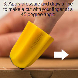 Nimble paper cutter