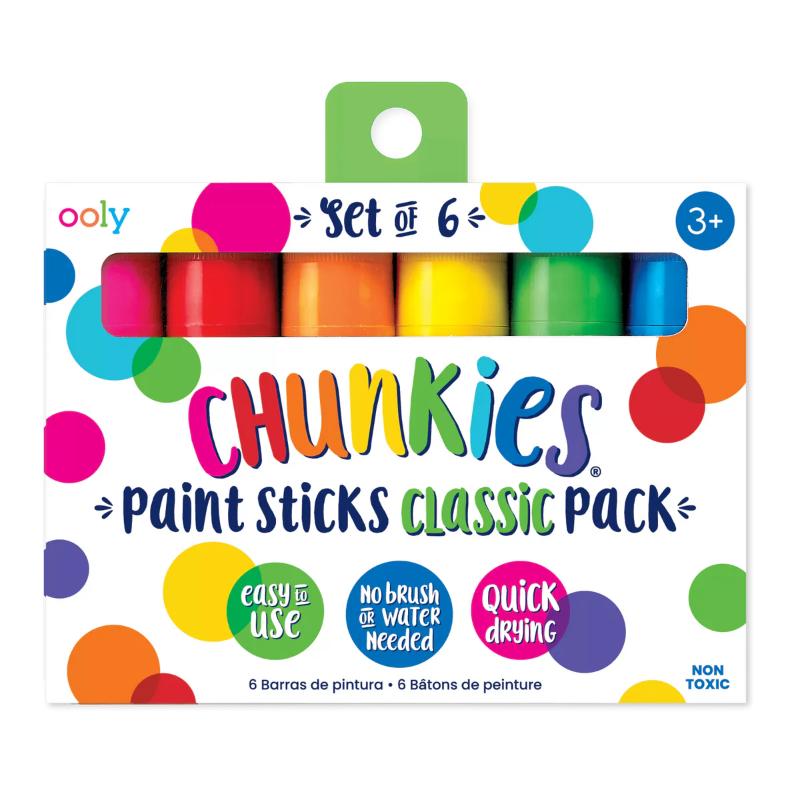 Chunkies zachte waskrijtjes 6 stuks