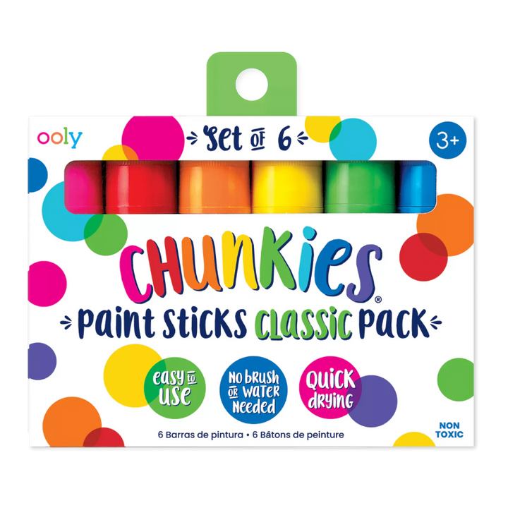 Chunkies zachte waskrijtjes 6 stuks