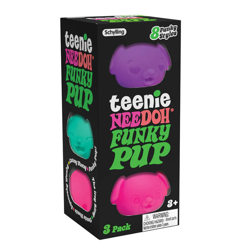 pakking schylling needoh, teenie needoh funky pop 3 stuks, sensoriek materiaal