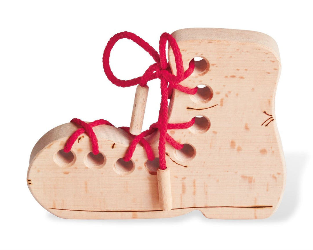 Wooden sewing shoe