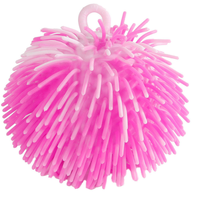 Puffer Mania bal met zachte tentakels en ophanglus, losse sensorische fidgetbal voor één kind, Toys42hands