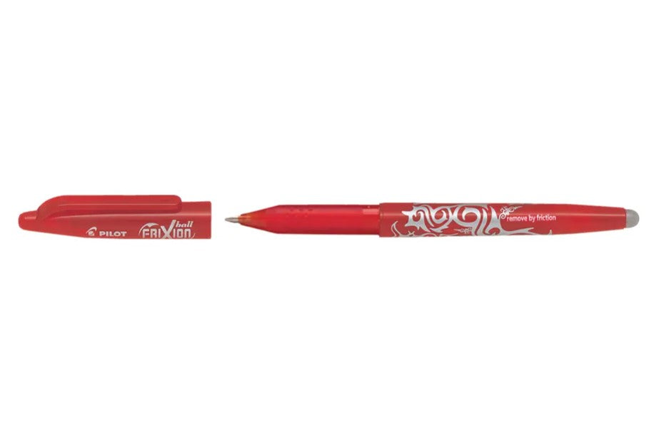 rode frixion gel pen van pilot, wisbar, ergonomisch