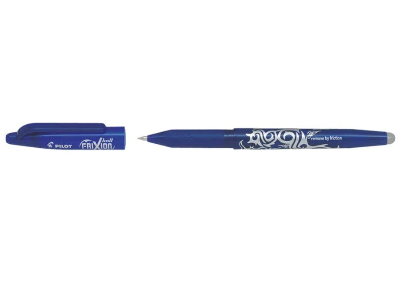 blauwe frixion pen, wisbare gelpen, ergonomische, motoriek pen