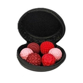 6 silicone magneet fidget ballen, charmsphere