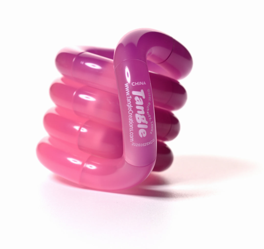 Tangle bubblegum Grape Peach pink