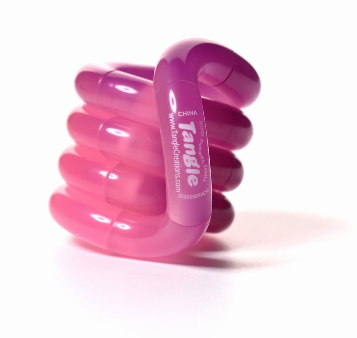 Tangle bubblegum Grape Peach pink