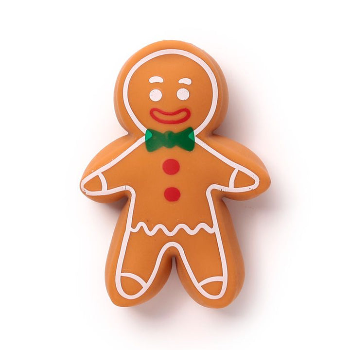 gingerbread man stretch pop, fidget speelgoed, knijp speelgoed