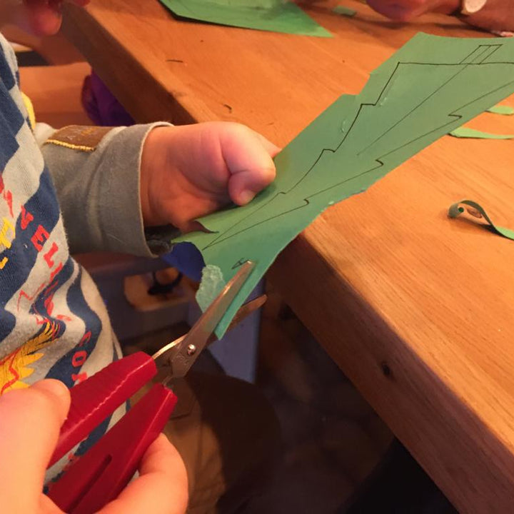 Peta Zelfopenend easy grip klein, kind knipt kerstboom