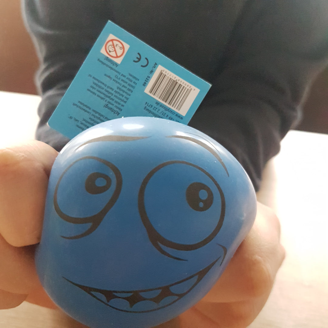 Toys42Hands Stressbal met bioklei kale knikker