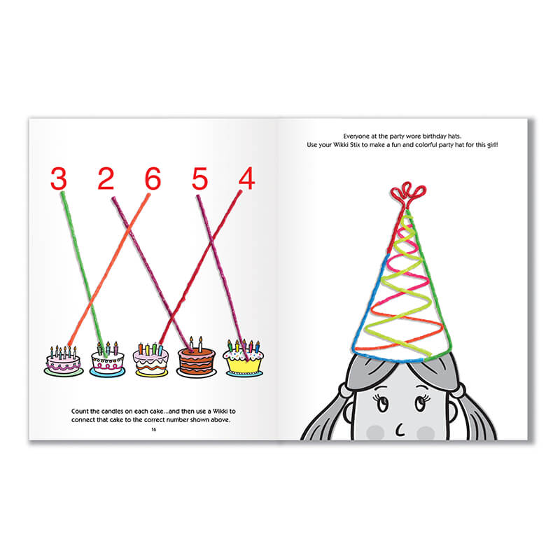 Wikki Stix Activiteitenboek met 72 stuks