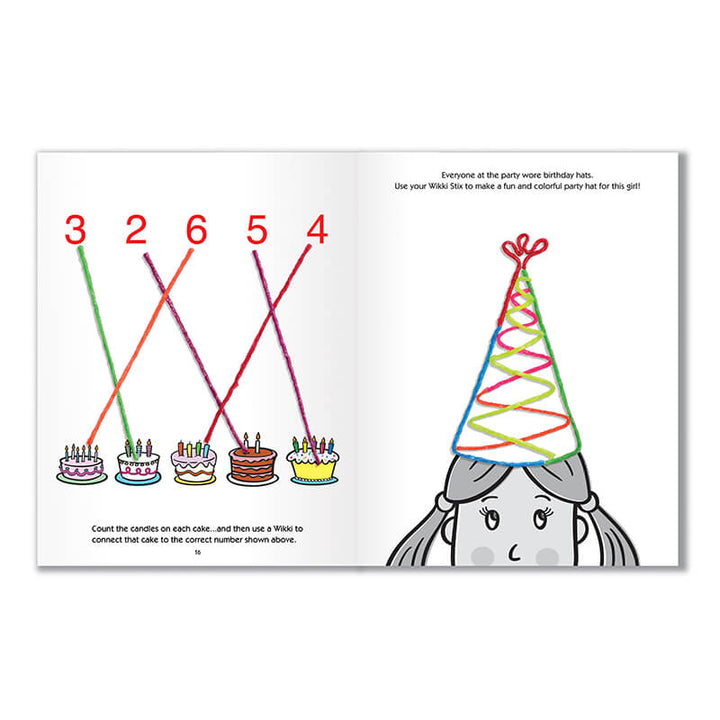 Wikki Stix Activiteitenboek met 72 stuks