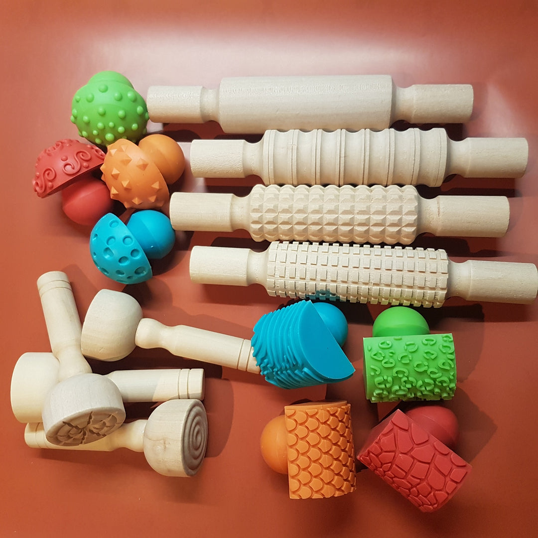 Toys42Hands Dieren structuurstempel 4stuks