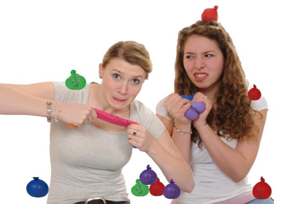 Toys42Hands Stressbal met bioklei kale knikker