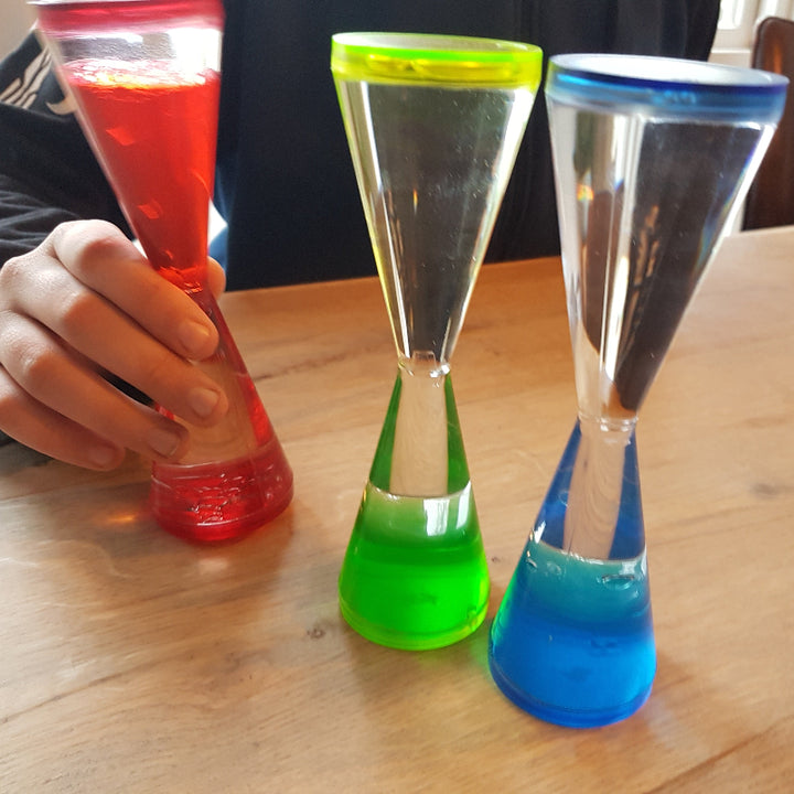 Toys42Hands Lavaloper nieuw, liquid zandloper, sensorisch speelgoed