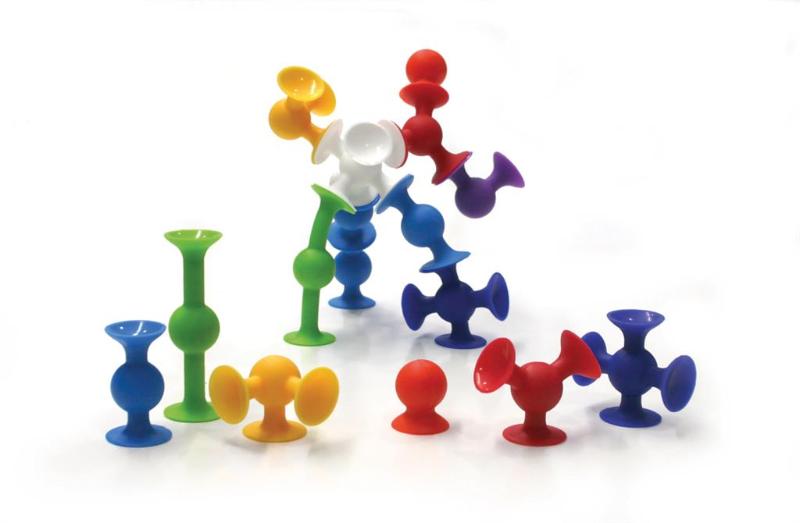 Fat Brain Toys Squigz zuignap set