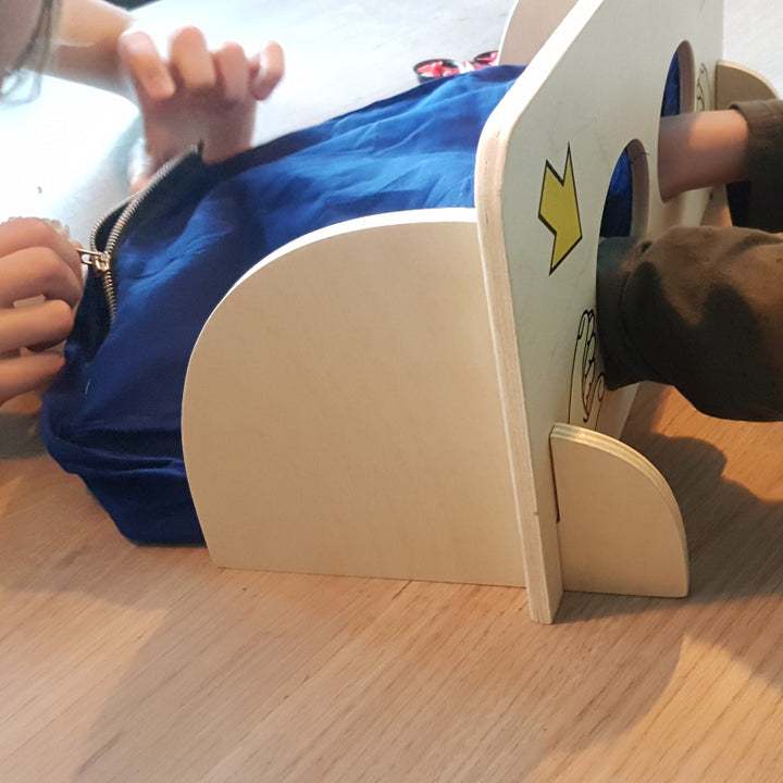 houten voelwand small foot, sensoriek speelmateriaal