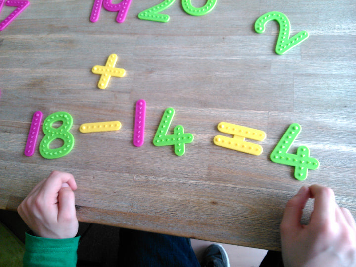 Learning Resources Voelcijfers, sommetjes maken met voelcijfers
