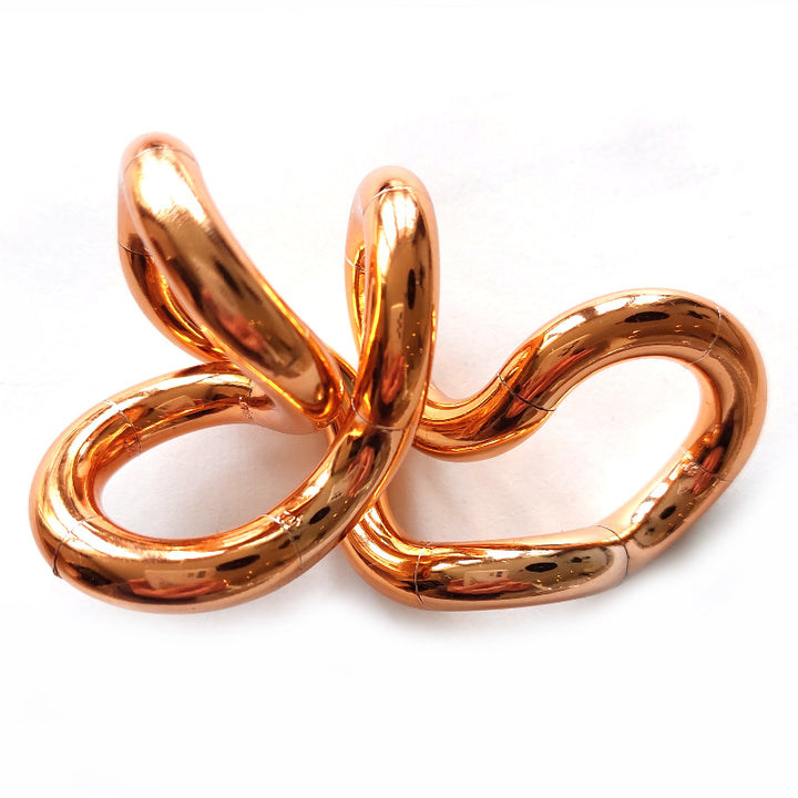 Tangle Metallic tangle oranje