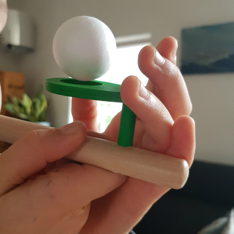 goki Blaasbal, mondmotoriek spel, zwevende bal, luchtbal