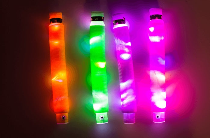 Toys42Hands Fidget Pop Tube led