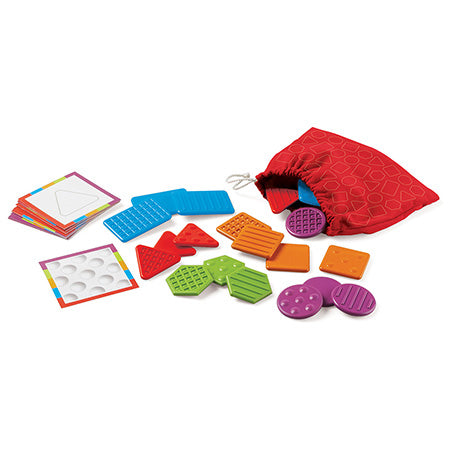 Learning Resources Voelmemo-leer-spel, Voelmemory spel met sensorische vormen