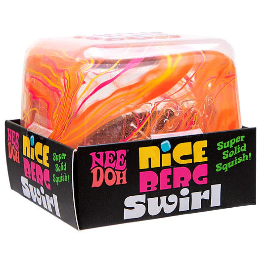 nice berg swirl needoh oranje in doos, sensoriek materiaal