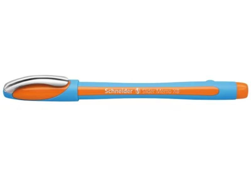 slider memo ergonomische balpen oranje