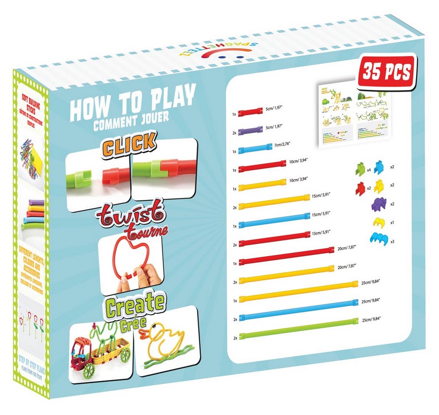 spaghetteez achterkant doos constructiespeelgoed van Toys42hands