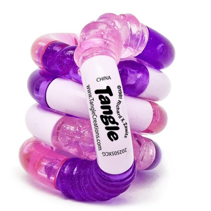 tangle textrued crazy purple haze, paars roze tangle met structuur, si materiaal voor autime en adhd