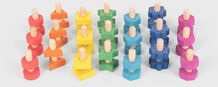 Regenbogen moeren & bouten 21 stuks