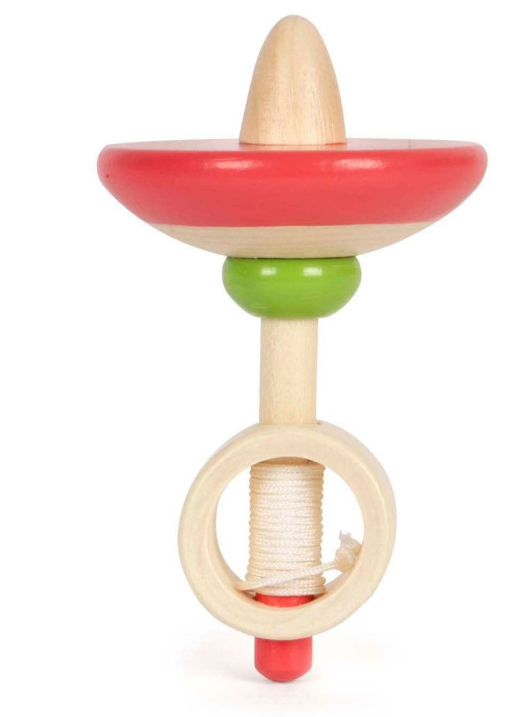 Two-handed spinning top
