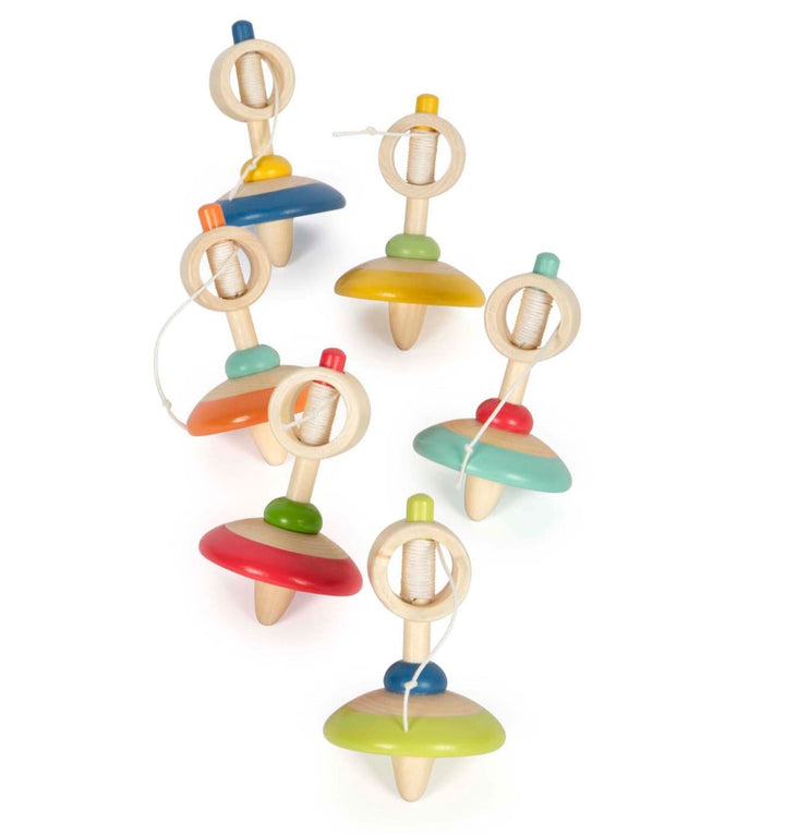 Two-handed spinning top