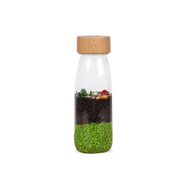 Sensorische sound fles groenten
