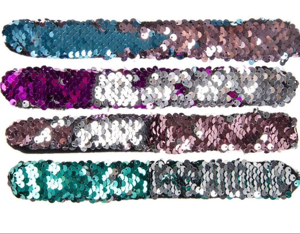 Snap armband met pailleten