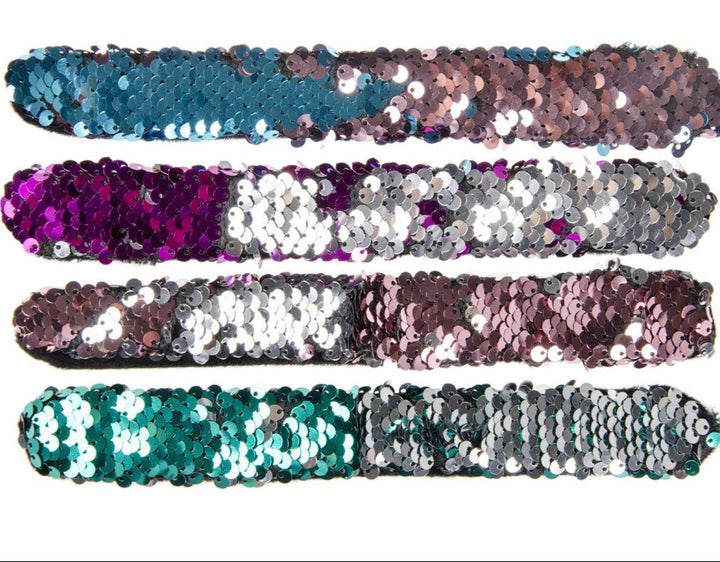 Snap armband met pailleten